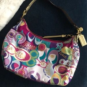 Coach Hobo Purse Multicolor